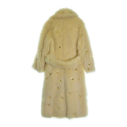 Bottega Veneta Coat Leather Cream — view 2