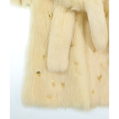 Bottega Veneta Coat Leather Cream — view 7