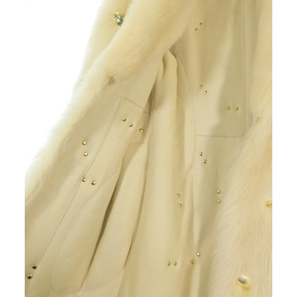 Bottega Veneta Coat Leather Cream — view 9