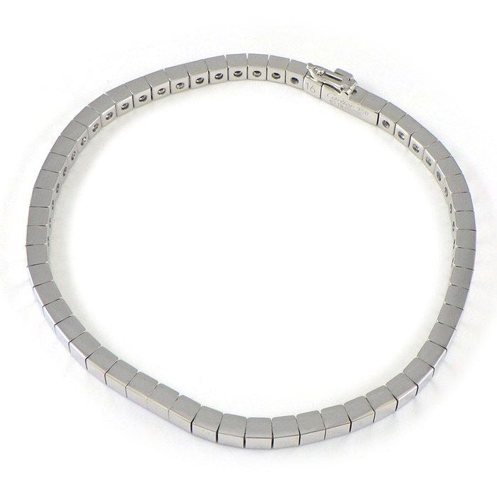 Cartier Bracelet Lanier Logo 18K White Gold 16