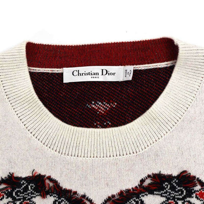 Christian Dior 2023 Cruise Collection Heart Bandana Knit Sweater 314s55am012