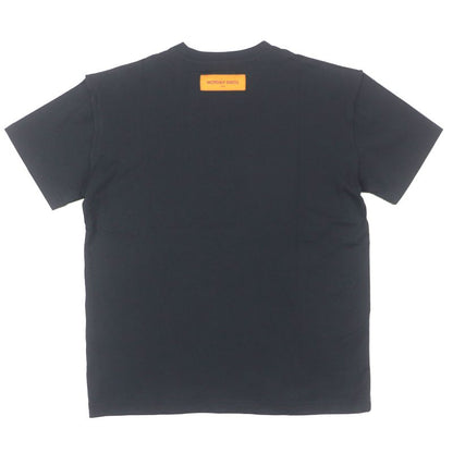 Louis Vuitton 23SS 100% Cotton LV Concert Print Inside Out Short Sleeve Black