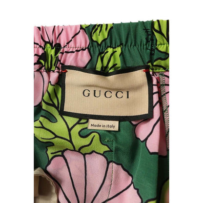 Gucci Zagak Floral All Over Pattern Silk Shorts 46 — view 3