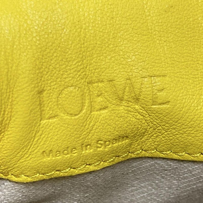 Loewe Shoulder Bag Flamenco Yellow Leather