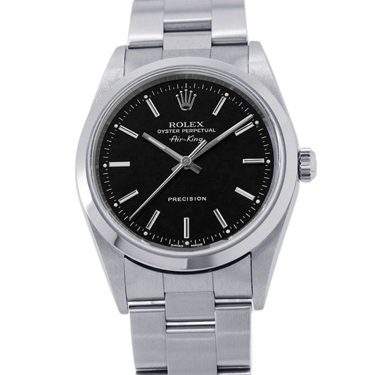 Rolex Air King Number Watch Black Dial