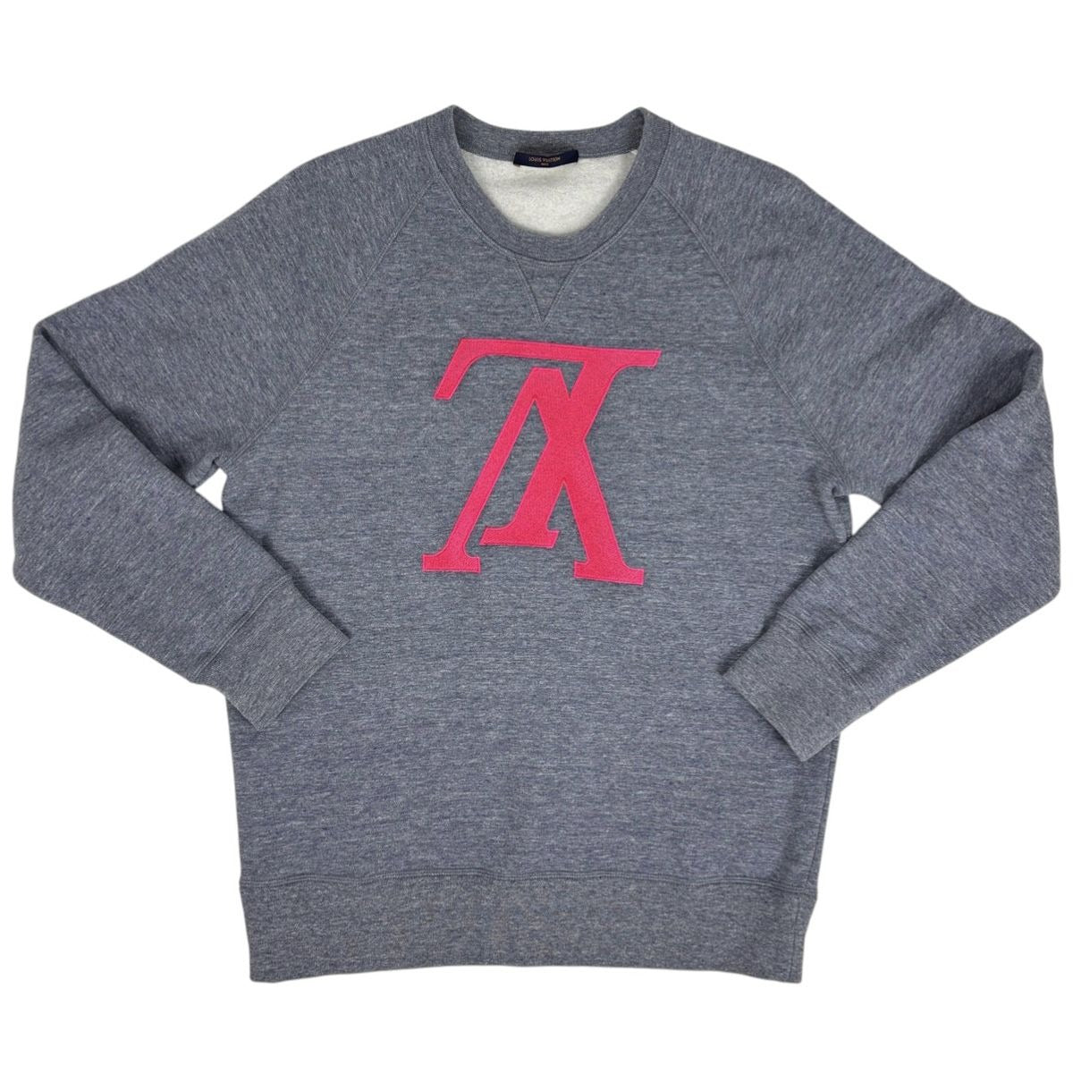 Louis Vuitton Upside Down LV Logo Sweatshirt Trainer Fleece Lined Top