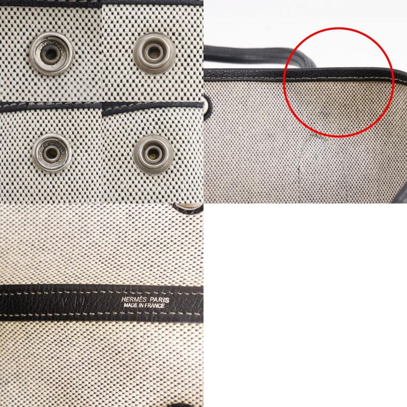 Hermes Garden Party 36 PM Toile Ash Gray □J Ladies Tote Bag