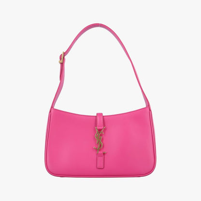 Yves Saint Laurentyves Saint Laurentle 5 A 7 Mini Hobo Rose Redleather 657228plb