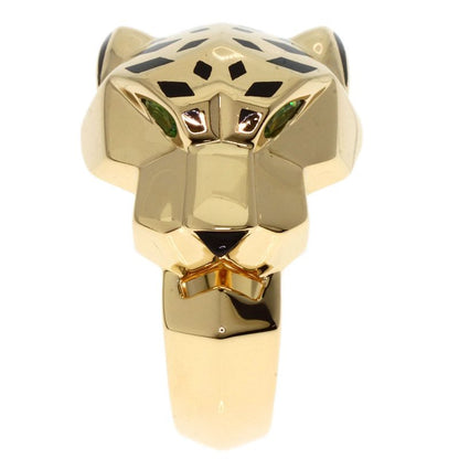 Cartier Panthère De Cartier Lacquer Tsavorite #56 Ring 18K Yellow Gold Ladies