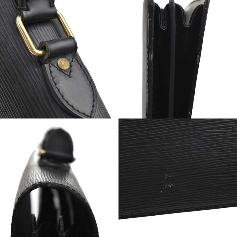 Louis Vuitton Serviette Conseil Business Bag Handbag Epi Black M54422 30kb022