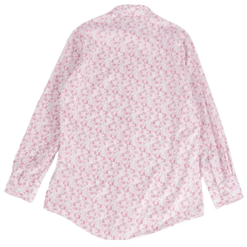 Hermes Shirt Long Sleeves All Over Pattern Serie Buttons Cot — view 3