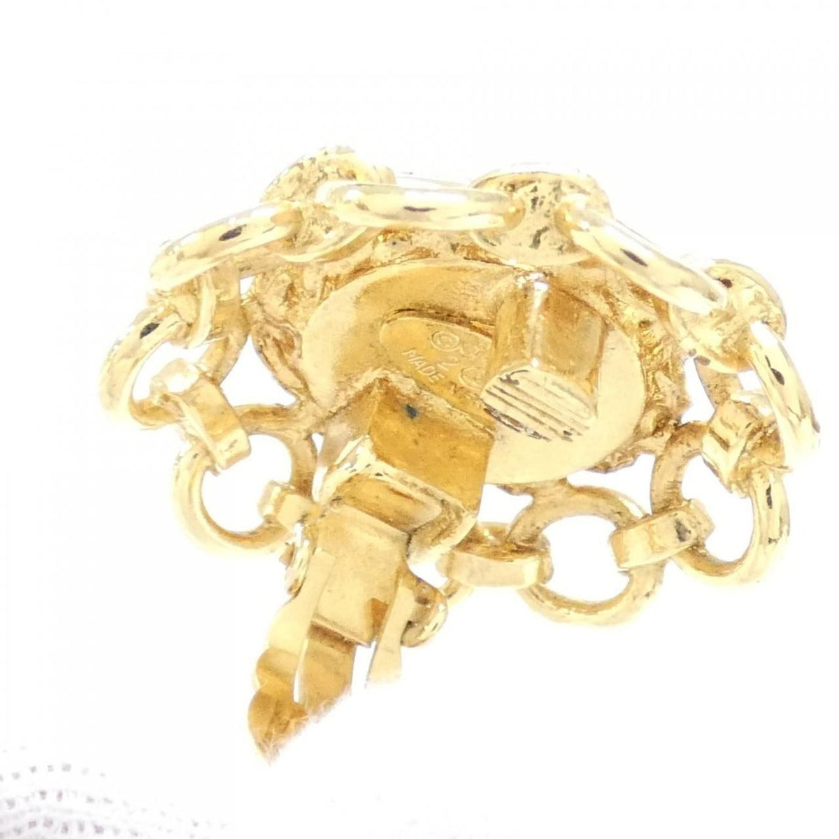 Chanel Vintage Earrings White — view 4