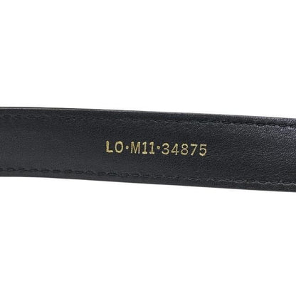 Bvlgari Bulgari Monete Belt Accessories Ancient Coin Motif Small Leather Black