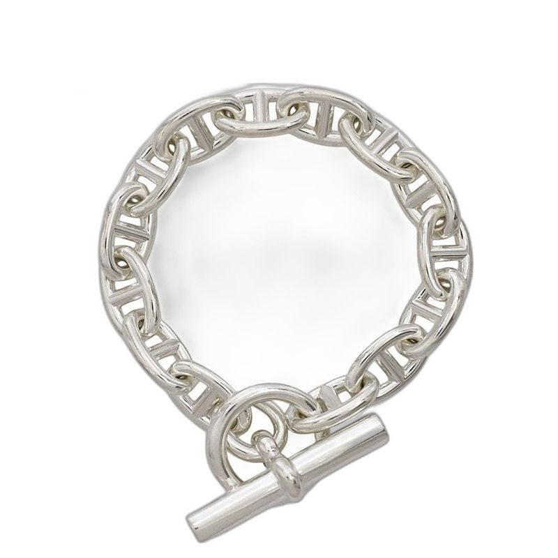Hermes Bracelet Chaine D'ancre MM Silver