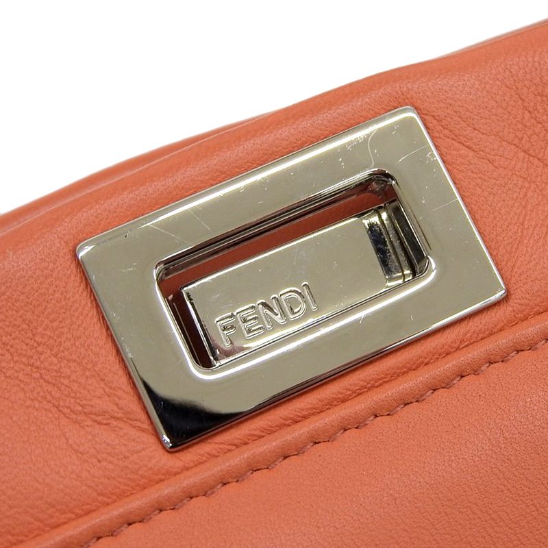 Fendi Mini Peekaboo Frill Shoulder Bag