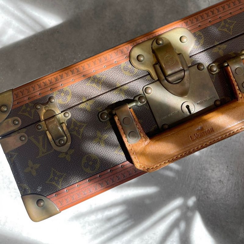Louis Vuitton ⑤ M21424 Cotteville 40 Monogram Trunk Case Unisex Brown FREE