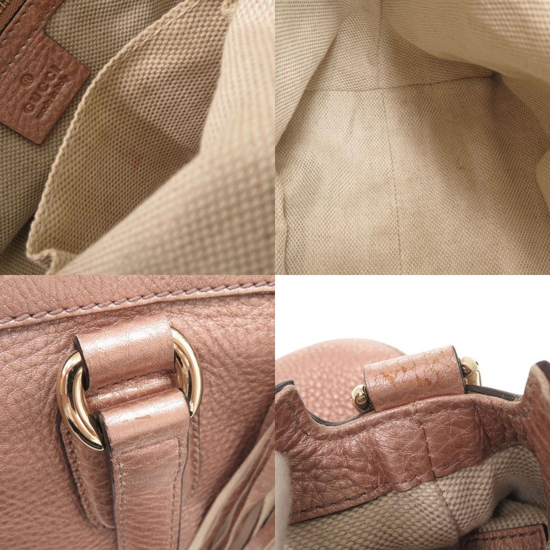 Gucci Soho 308362 Leather Pink 2WAY Handbag Shoulder Bag 1692 Gucci