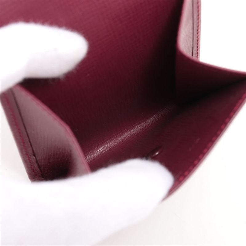 Cartier Must Line Leather Coin Case Bordeaux Made In Spain