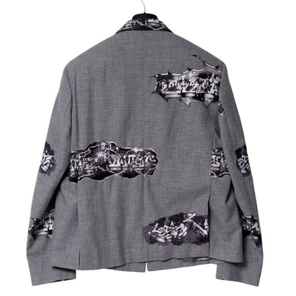 2022awLouis Vuitton LV Graffiti Summary Jacket Tailored Jacket Size 54