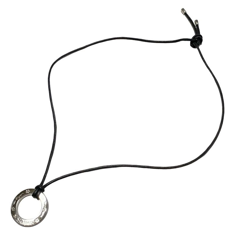 Bvlgari Necklace Save The Children Silver And Black Flower