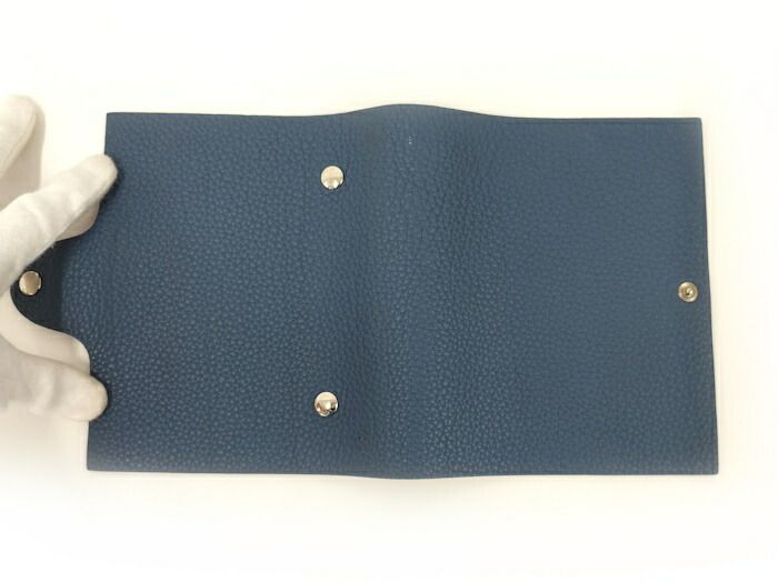 Hermes Ulysse Nardin Cabas Togo Blue Stamped A