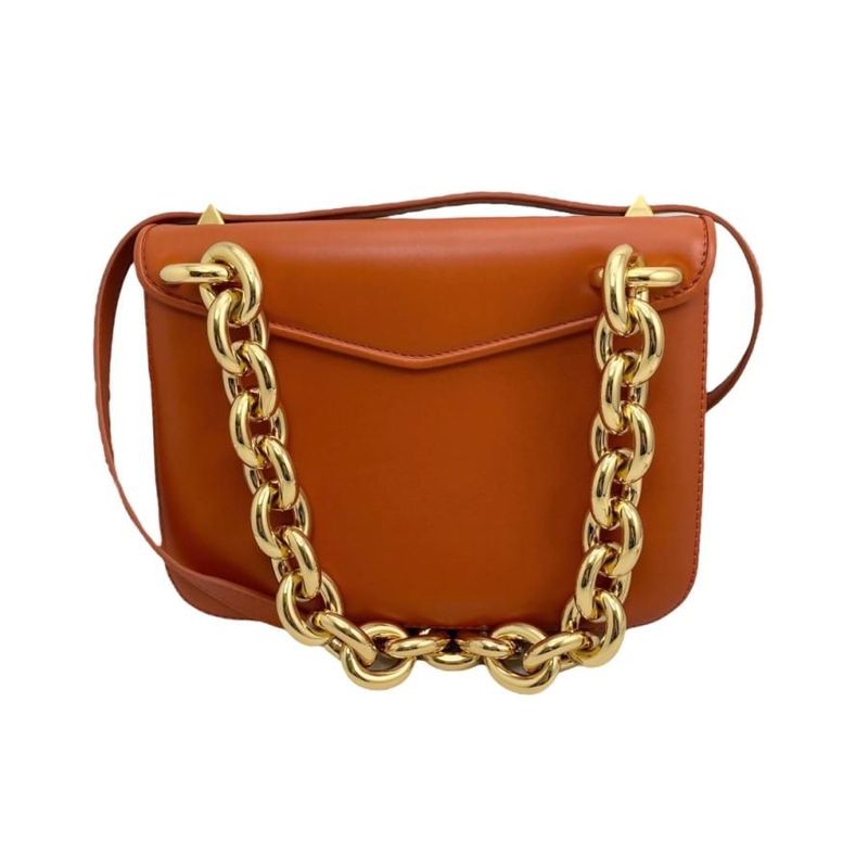 Bottega Veneta Shoulder Bag Mount Small Envelope Bag 667399v12m0 Chain Orange