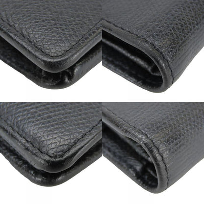 Chanel Long Wallet A20904 Leather Black Gold Hardware 11 Coco Button For