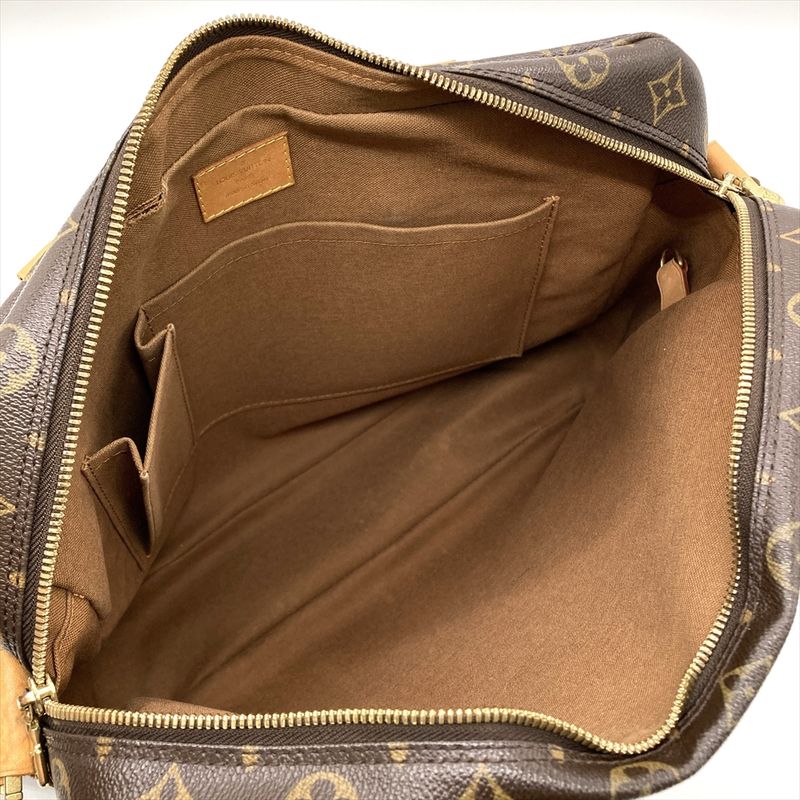 Louis Vuitton Sac Vosfort Tote Bag Monogram Canvas Leather M40043 Brown Ca0026