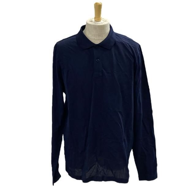 Prada Top Shirts Polo Shirt Long Sleeve Apparel Cotton Navy Dark Blue