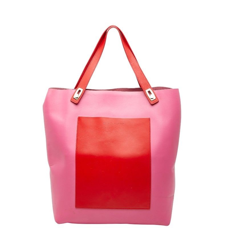 Balenciaga Pink Red Leather