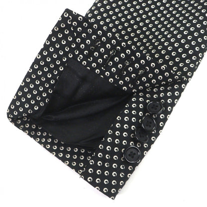 Dolce & Gabbana Wool Blend Black Tag All Over Pattern Single Jacket — view 6
