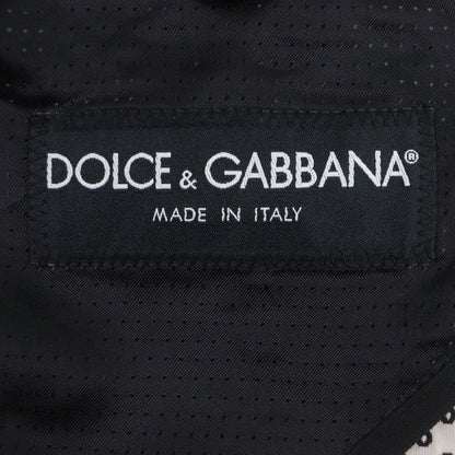 Dolce & Gabbana Wool Blend Black Tag All Over Pattern Single Jacket — view 7