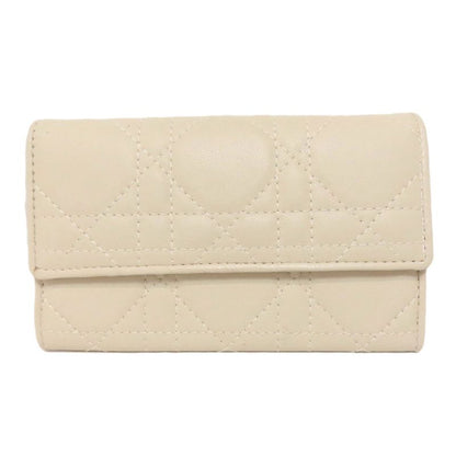 Christian DIOR Cannage Key Case Calf Women
