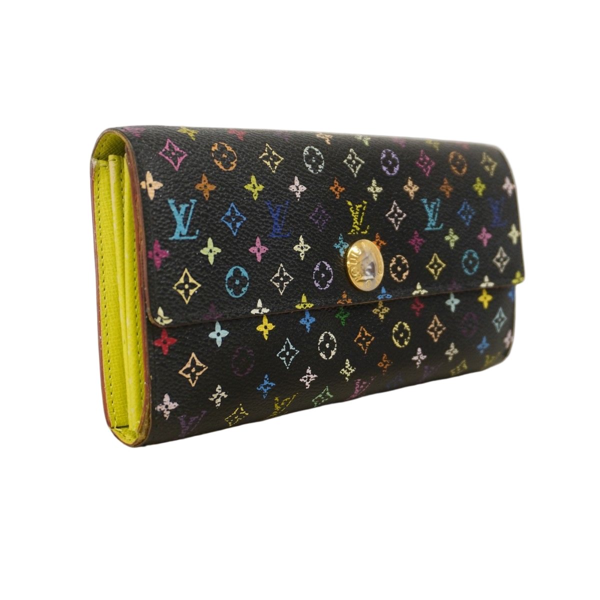 Louis Vuitton Wallet Monogram Multicolor Portefeuille Sarah Pistache — view 2