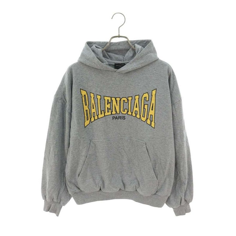 Balenciaga 24 AW Trvh5 Logo Vintage Print Pullover Hoodie