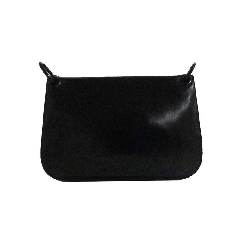 Prada Plachain Shoulder- B6380 Black Nappa Swing Leather Ladies Bag