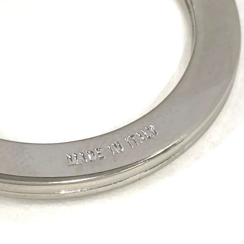 Gucci Key Ring GG Metal Silver Keychain Key Chain Unisex