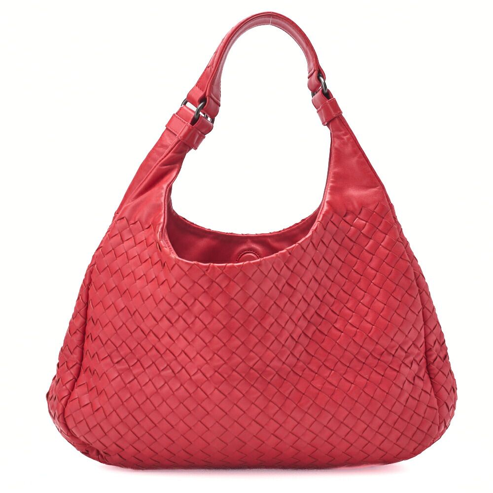 Bottega Veneta Shoulder Bag Tote Bag Intrecciato Lambskin Red Women's Bag Brand