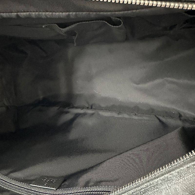 Gucci Bag Men's Brand GG Supreme Boston Bag GG Supreme Canvas Black 322066