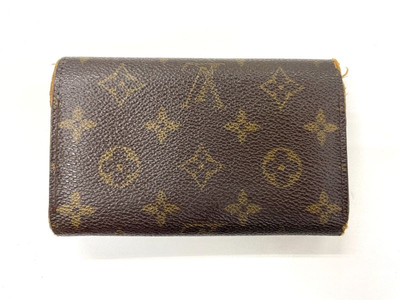 Louis Vuitton Monogram Porte Monet Vieux Trésor Fold Wallet With L-shaped