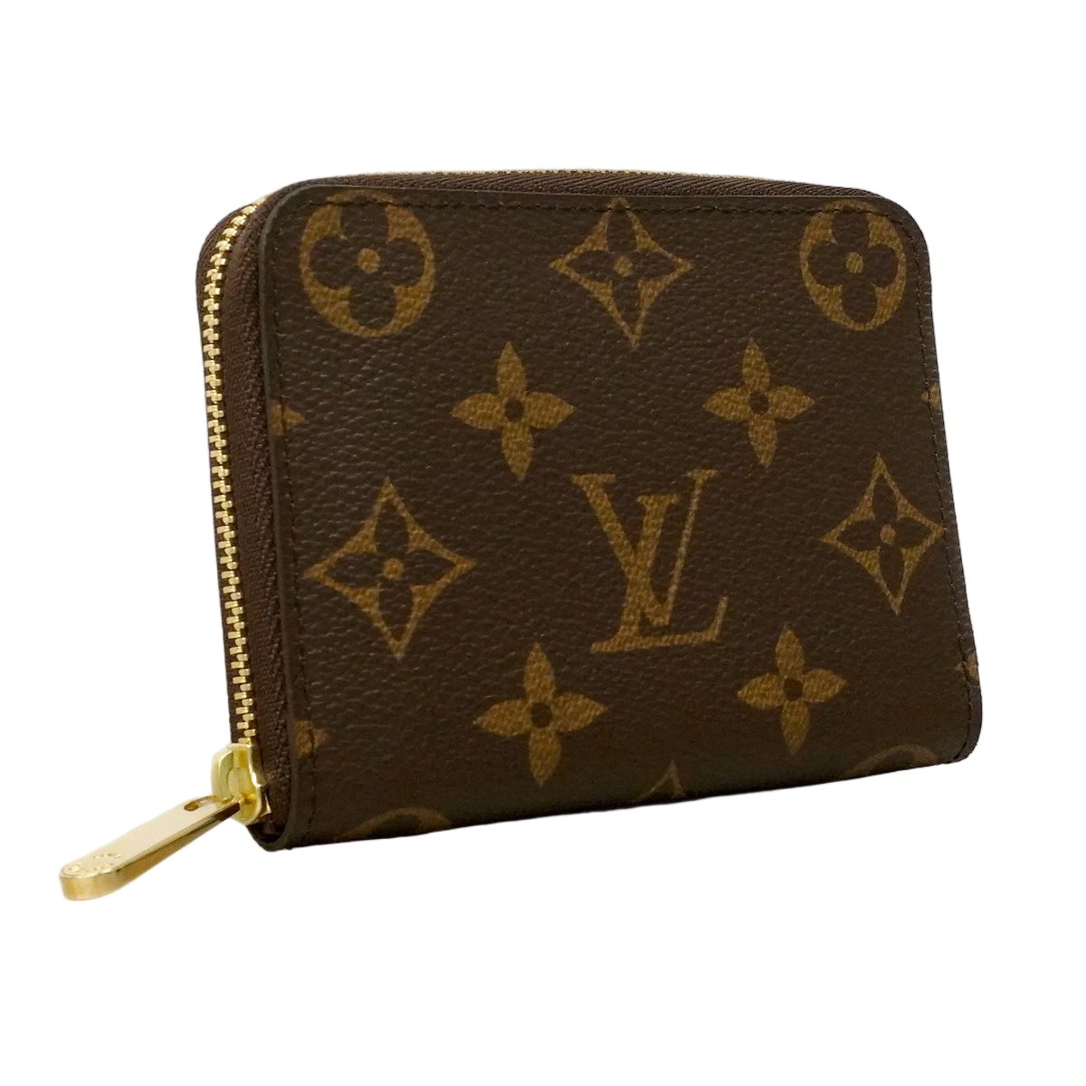 Louis Vuitton Coin Case Monogram Zippy Purse Brown — view 2
