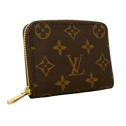 Louis Vuitton Coin Case Monogram Zippy Purse Brown — view 2