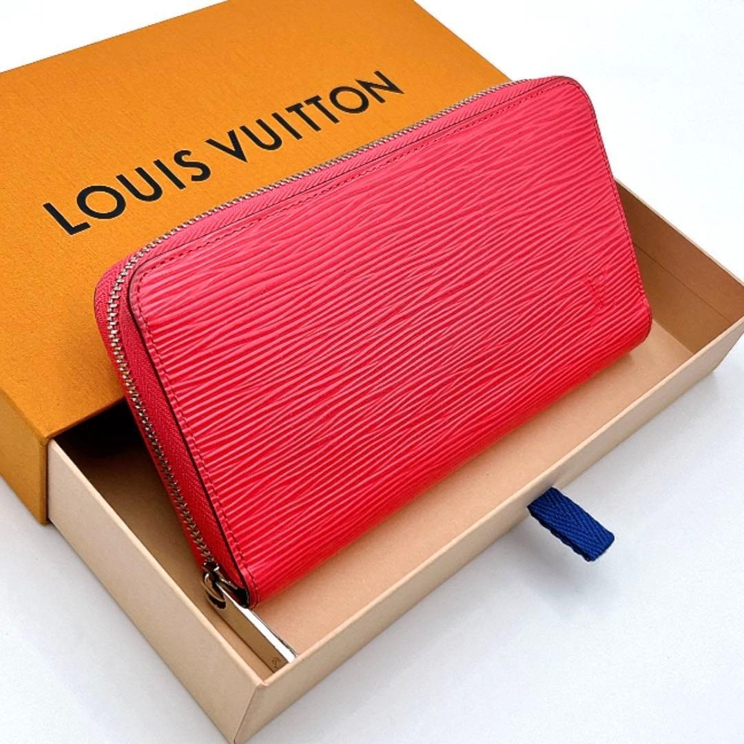 Louis Vuitton Epi Zippy Wallet Rose Pondicherry