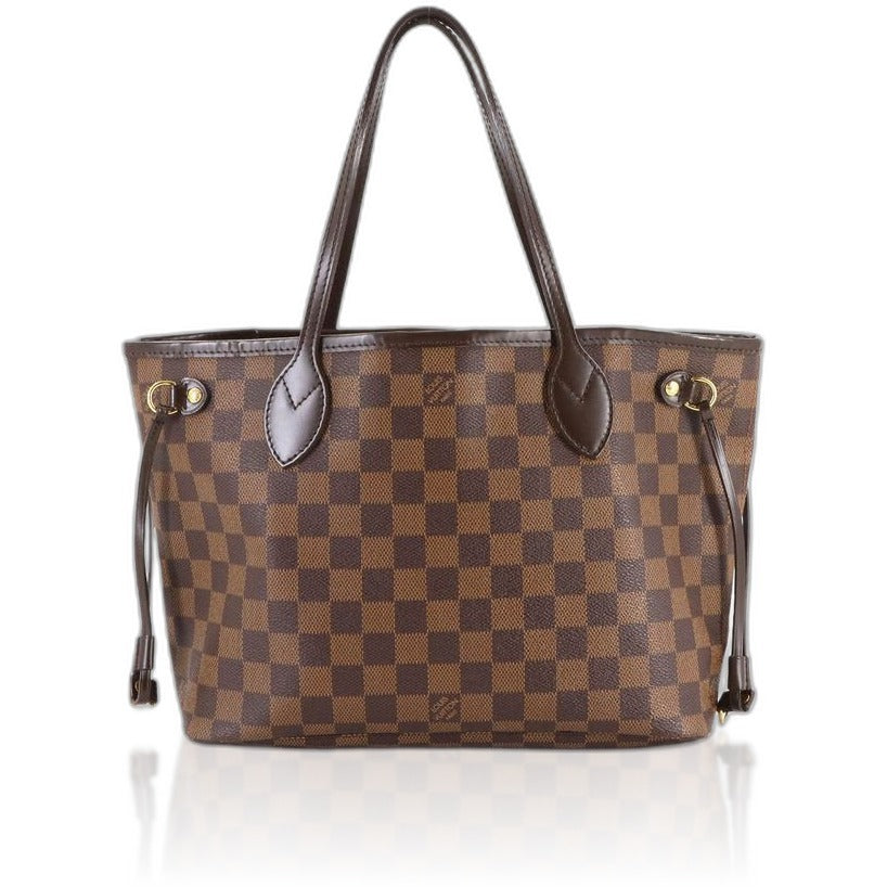 Louis Vuitton Damier Neverfull PM Tote Ebene Brown
