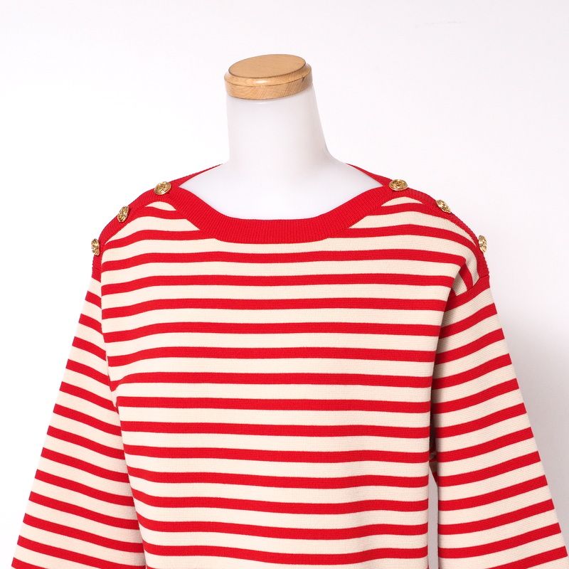 Gucci Sweater Size M Knit Pullover GG Logo Striped Alessandro