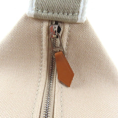 Hermes Brid a Black PM 100% Cotton Silver Hardware H Embroidered — view 9