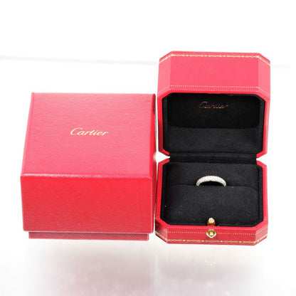 Cartier Mimister Pt950platinum And Full Pavé Diamonds Size 7 Ladies' 3.75g Ring