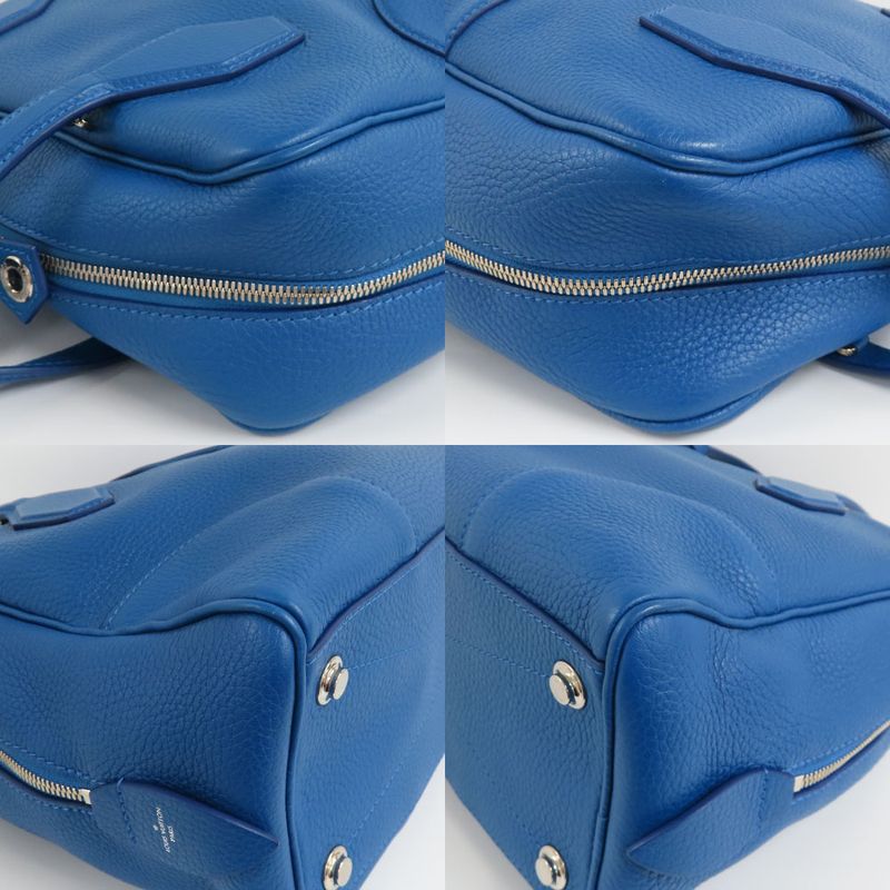 Louis Vuitton Dora Soft MM M50472 Shoulder Bag 2WAY Blue Silver-hardwar