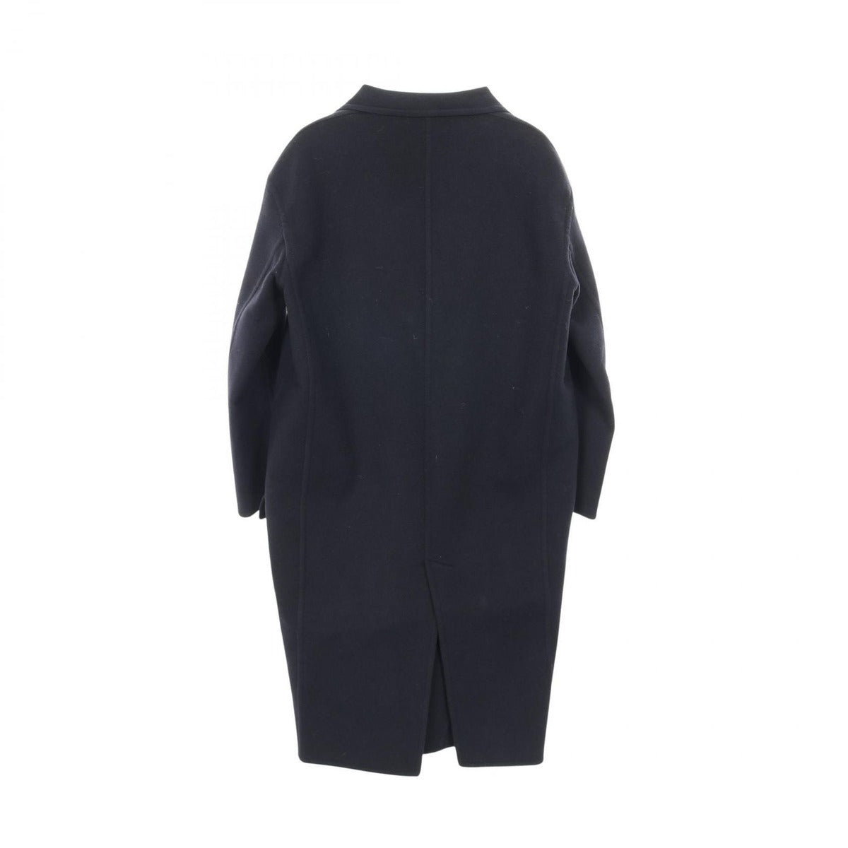 Celine Egg Crombie Navy Cashmere Coat — view 2
