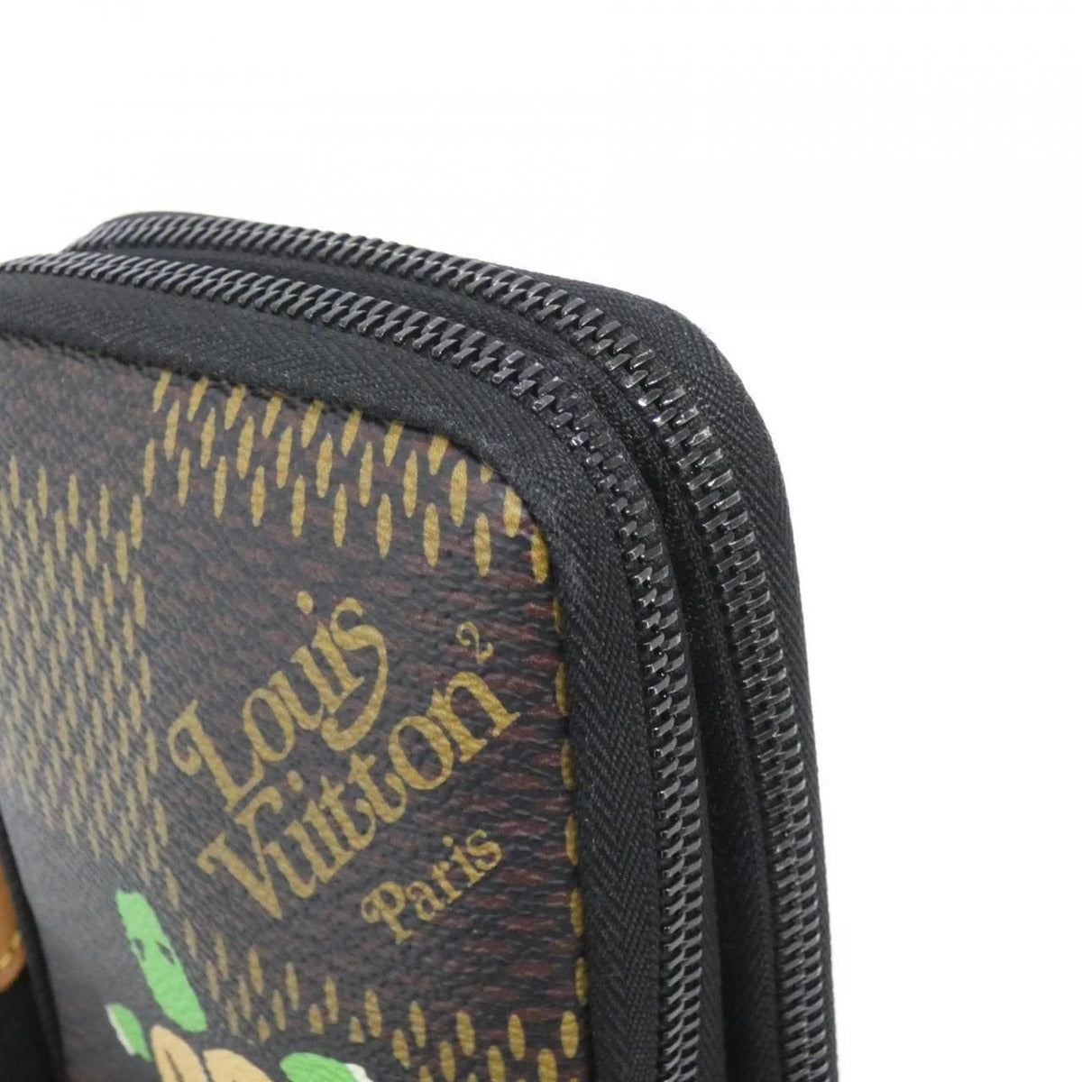 Louis Vuitton Damier Giant Double Phone Pouch Shoulder Bag — view 4
